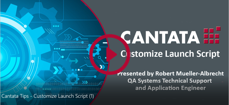 Cantata Tips - Customize Launch Script